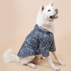 Bandit | Chien | Imperméable Rain Coat Praisley Bleu