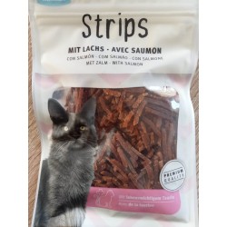 Strips avec saumon pour chats