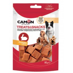 Camon | Petits carrés de lapin | Friandises pour chien et chiot