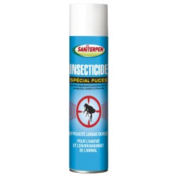 Saniterpen | Spray insecticide spécial puces pour l’habitat et l’environnement de l'animal | 400 ml