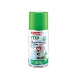 Beaphar VETOpure | Diffuseur insecticide automatique pour habitat | 150 ml
