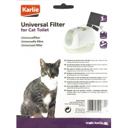 Karlie | Lot de 3 filtres universels de 20 x 15 cm