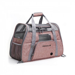 Sac de transport chien et chat CROSSWORLD | Marron rosé