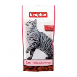 Beaphar Exo'poils | Friandises pour chat anti boules de poils | Malt-Saumon