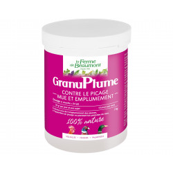 GranuPlume Ferme de Beaumont 1 kg • Mue et picage des poules • Soin naturel en granulés