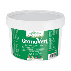 GranuVert Ferme de Beaumont 1 kg • Purge naturelle en granulés pour canards et poules • Soin naturel contre les parasites inte