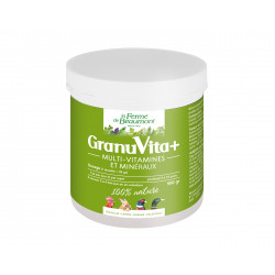 GranuVita Plus Ferme de Beaumont 500 gr • Vitamines en granulés pour poules et lapins • Soin naturel