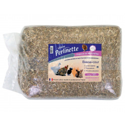 Litière copeaux de Miscanthus Perlinette Demavic 140 litres 15 kg • Litières rongeurs