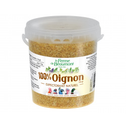 Oignon déshydraté 100% Ferme de Beaumont 500 gr • Expectorant naturel poules