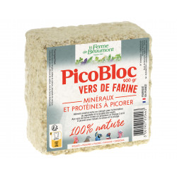 PicoBloc Vers de farine •  Bloc à picorer • Calcium et protéines