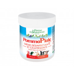 PommaPlaie 500 ml Ferme de Beaumont • Pommade désinfectante et cicatrisante pour poules, chèvres et chiens • Soin naturel