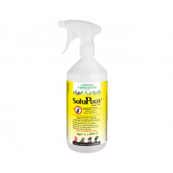 SoluPoux² Spray 1 litre Ferme de Beaumont • Insecticide puces poux tiques prêt à l'emploi