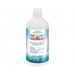 SoluRespi Ferme de Beaumont 1 litre • Décongestionnant respiratoire pour poules • Soin naturel