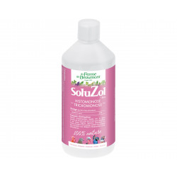 SoluZol Ferme de Beaumont 1 litre • Histomonose et Trichomonose pigeons, faisans, paons, dindons