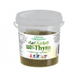 Thym déshydraté 100% Ferme de Beaumont 200 gr • Fortifiant naturel pour poules