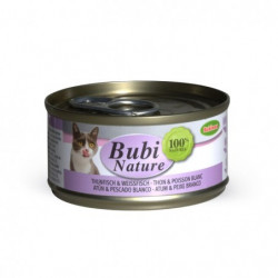 Bubimex | Bubi nature pâtée pour chat au thon et poisson blanc | 70 g