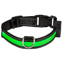 Eyenimal | Chien | Collier lumineux vert Light Collar USB