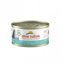 Almo Nature HFC Jelly | Chat | Boîte de Gelée Truite et thon naturel