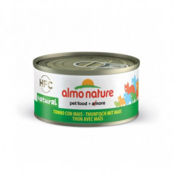 Almo Nature HFC Natural | Boite de pâtée pour chats Thon et maïs