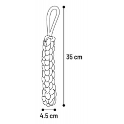 Jouet corde ringo bâton tissé 35 cm