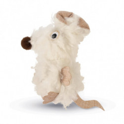 Beeztees | Jouet peluche pour chat | Souris blanche