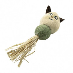 Camon | Jouet peluche chat avec boule d'herbe à chat