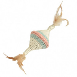 Bobby YOUPI | Jouet pour chat balle toupie en sisal | 12 cm