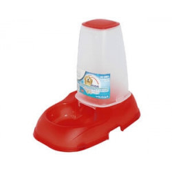 Distributeur de Croquettes Antidérapant Rouge - 6,5L