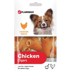 Flamingo | Sticks croustillants au poulet et au riz | Friandise pour chien et chiot | 85 g