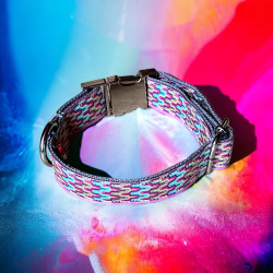 The Blue S | Chien | Collier Classiks BUBBLE GUM