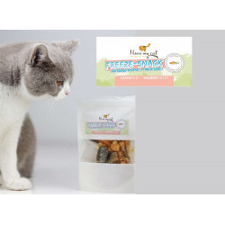 I LOVE MY CAT| Friandises pour chat Freeze-Snack 100% filet de saumon