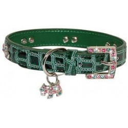 Collier "Emeraude" pour chien