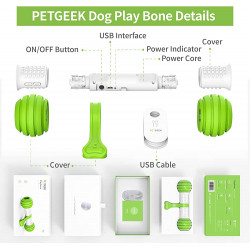 Petgeek Playbone, votre compagnon va y jouer jusqu'à l'os !  Le Petgeek Playbone est le plus récent jouet interactif pour chie