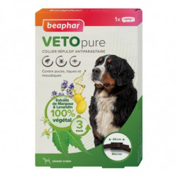 Beaphar Vetopure | Collier répulsif antiparasitaire pour chiot et chien