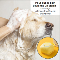 Brosse Réservoir à Shampoing Massante