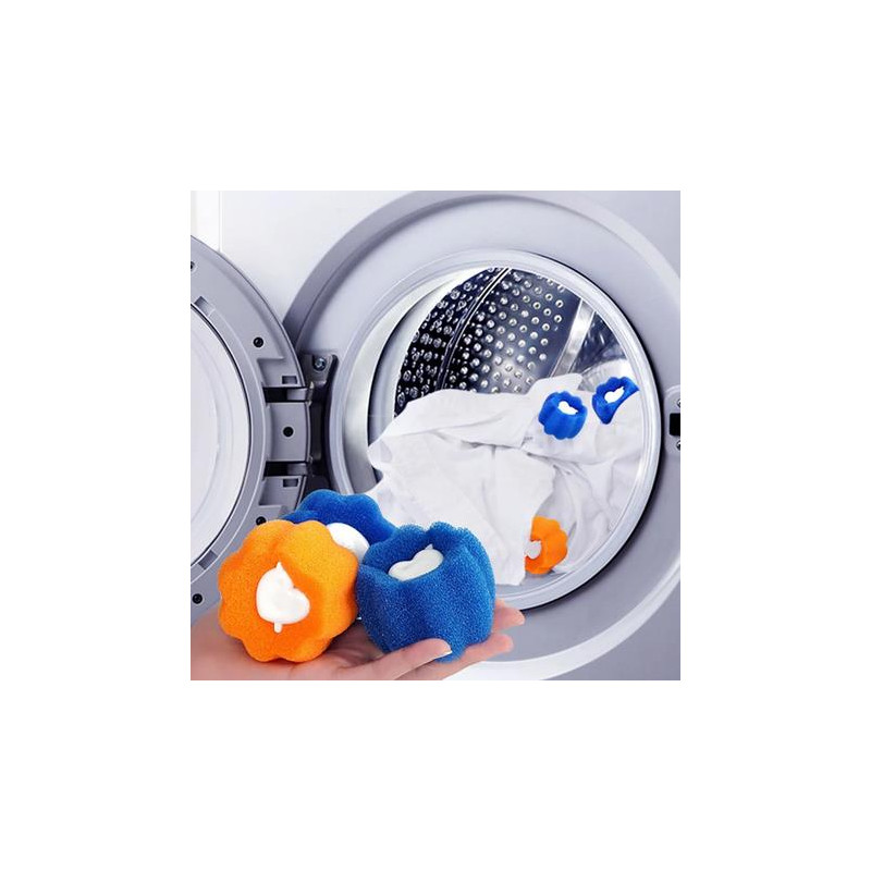 Boules anti-poils machine à laver