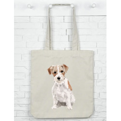 LOVETREE DESIGN / Sac en coton biologique imprimé Jack Russell