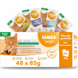 Iams - MegaPack Terre & Mer - 48 x 85 g