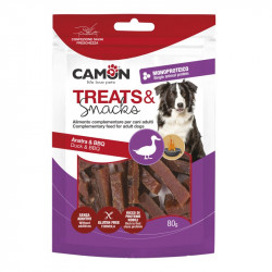 Camon | Mini bâtonnets de canard au barbecue | Friandises pour chien et chiot | 80 g