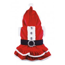 Doggy Dolly | Robe manteau de la mère Noël pour chienne