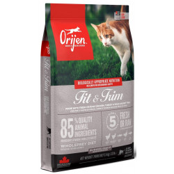 ORIJEN Fit & Trim | Croquettes sans céréales pour chat en surpoids