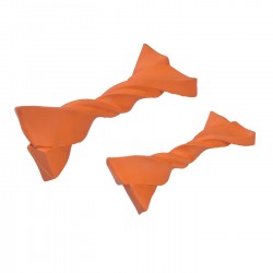 Bobby Twist | Jouet pour chien en caoutchouc | Orange
