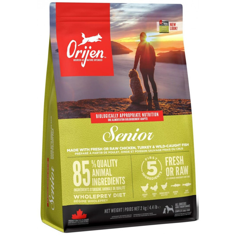 ORIJEN Senior Croquettes pour chiens âgés Sans céréales