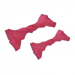 Bobby Twist | Jouet pour chien en caoutchouc | Rose
