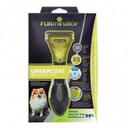 Furminator | Chien et Chat | Brosse pour très petits chiens et chats moins de 5 kg | Poils longs