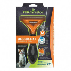 Furminator | Chien | Brosse pour chiens moyens de 10 à 20 kg | Poils longs