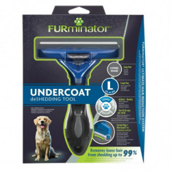 Furminator | Chien | Brosse pour grands moyens de 20 à 40 kg | Poils longs