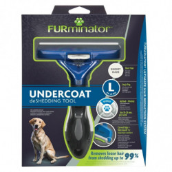 Furminator | Chien | Brosse pour grands moyens de 20 à 40 kg | Poils courts