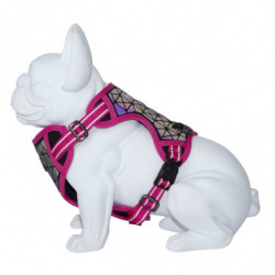 Freedog | Chien | Harnais réfléchissant BORÉAL | Fuchsia (rose)