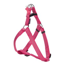 Bobby Safe | Harnais réfléchissant pour chien | Rose fuchsia